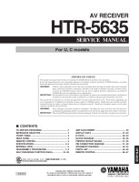 Yamaha HTR-5635 - Service Manual